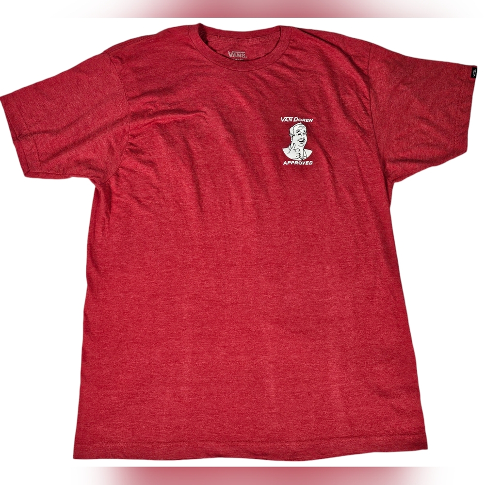 Vans, XL, T-Shirt, Red